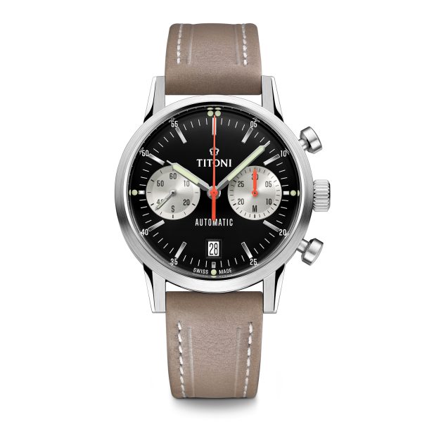 TITONI HERITAGE BICOMPAX CHRONOGRAPH 94020S-ST-681