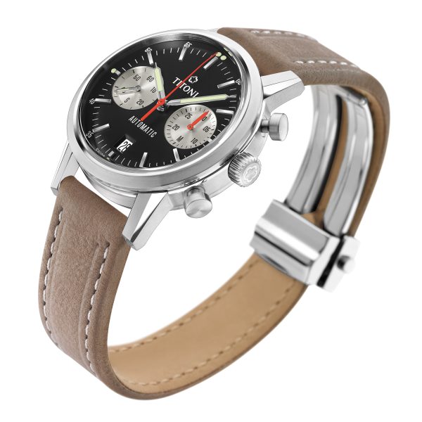 TITONI HERITAGE BICOMPAX CHRONOGRAPH 94020S-ST-681 - Image 3