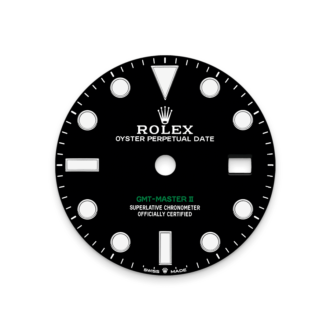 Rolex Dail Hitam - Hung Cheong Jewellery  Watch