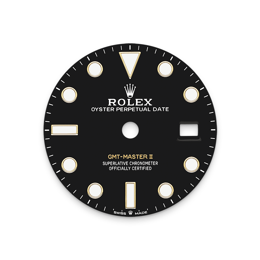 Rolex Dail Hitam - Hung Cheong Jewellery  Watch