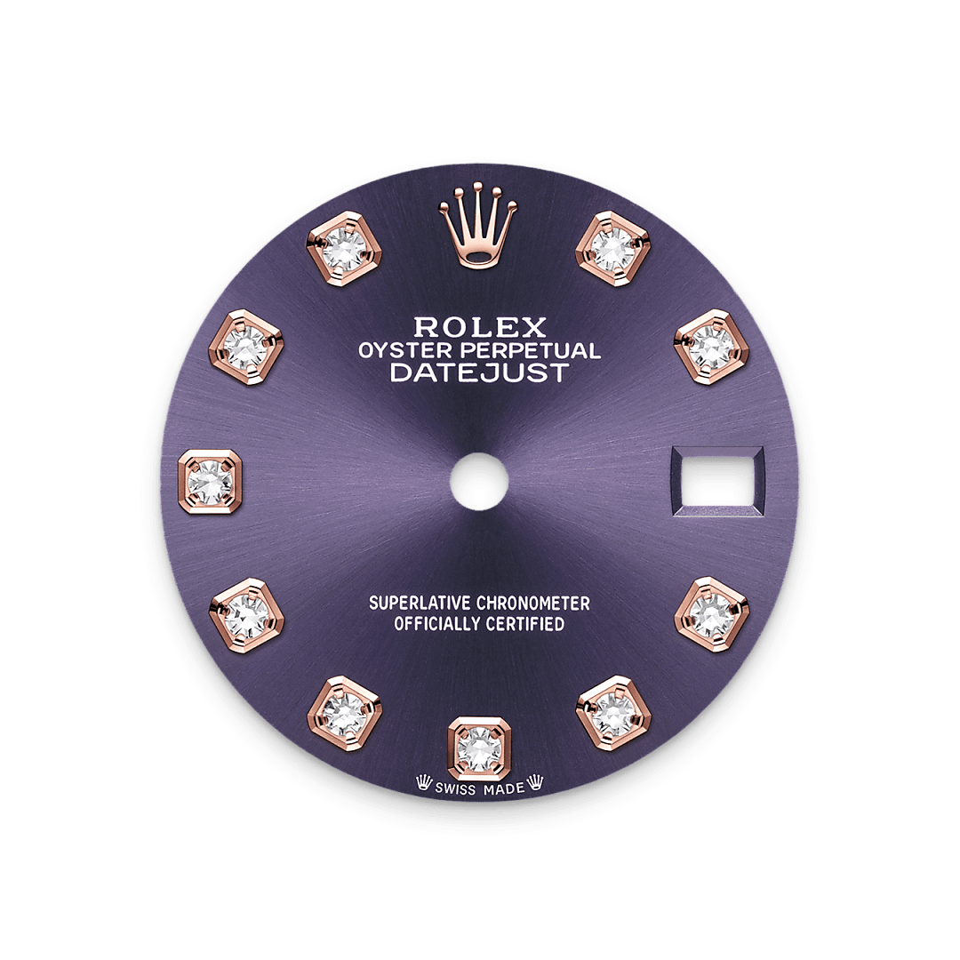 Rolex Dail Aubergine - Hung Cheong Jewellery  Watch