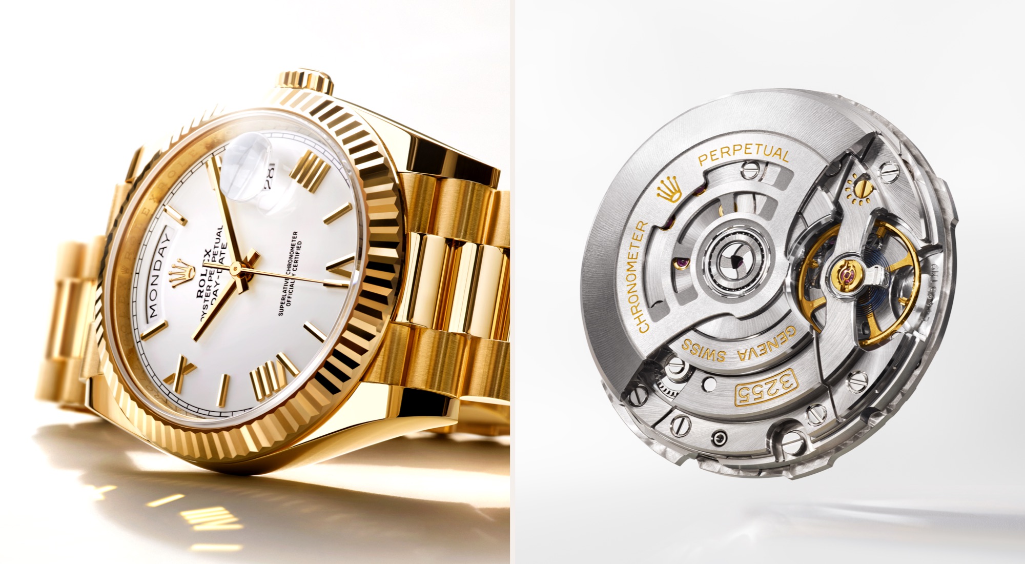 Rolex Day-Date and Perpetual Calibre 3255 - Hung Cheong Jewellery & Watch