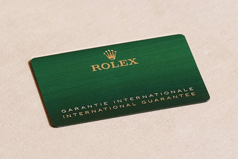 Rolex International Guarantee Card - Hung Cheong